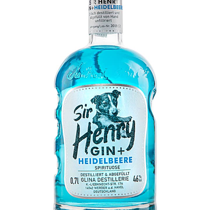 SIR HENRY GIN | MET BOSBES | 0,7 L voor wholesale door Glina Destillerie
