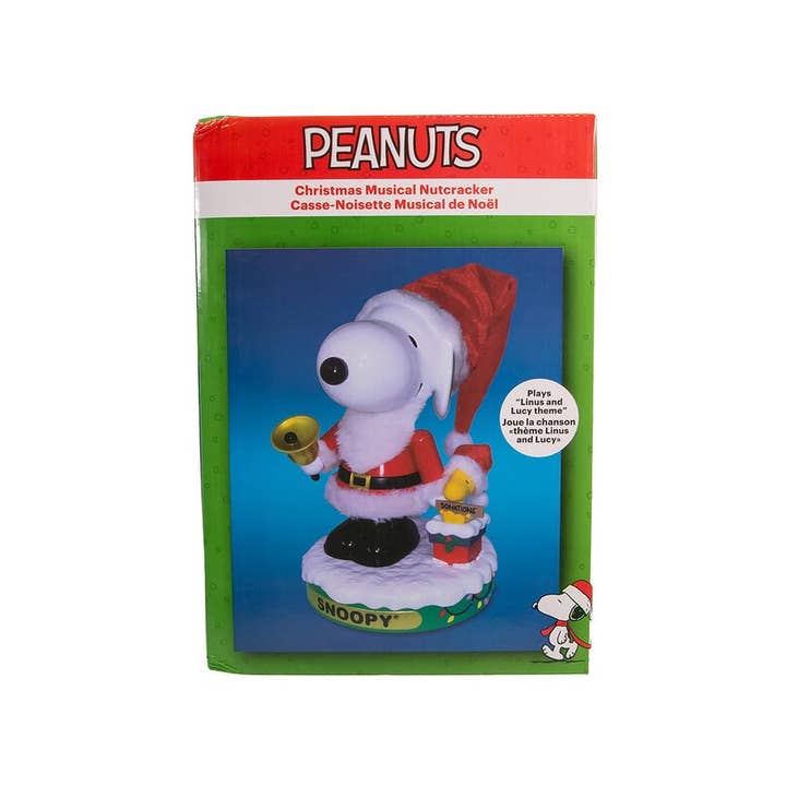 Kurt S. Adler, Inc. - Wholesale Holiday Nutcracker - 10“ Peanuts© Battery Operated Snoopy Musical Nutcracker