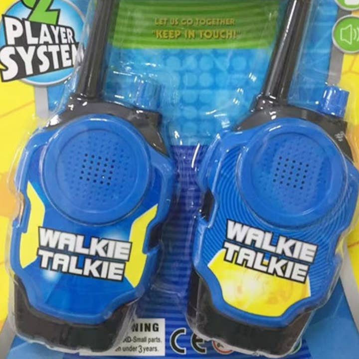 ASSORTED Walkie Talkie Toy Blue WK5211-8 (12PC) for wholesale on Faire2
