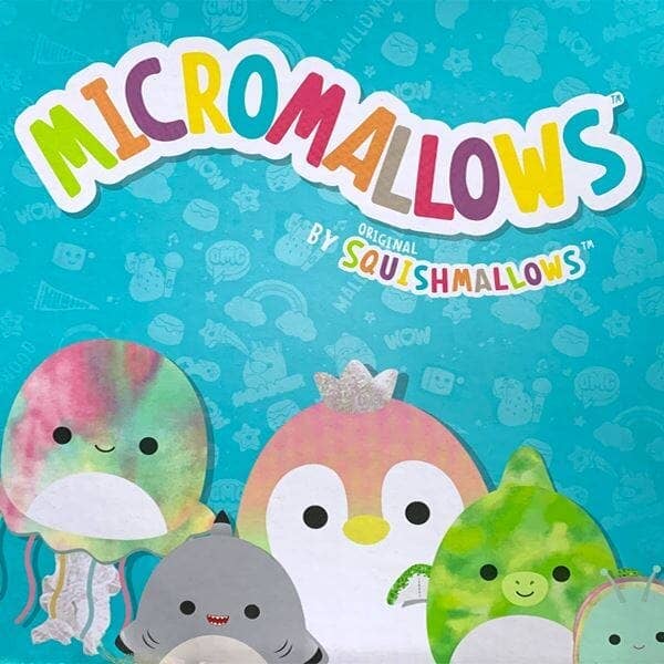 Showcase - Wholesale Stuffed/Plush Toy - Kids & Baby - Squishmallows Micromallows 2.5" Plush Blacklight Mystery Squad Blind Capsules (1pc)