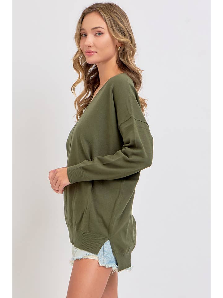 Sweet Lovely by Jen - Wholesale Knit Top - Women's -  SOFT COZY CASUAL KNIT TOP48