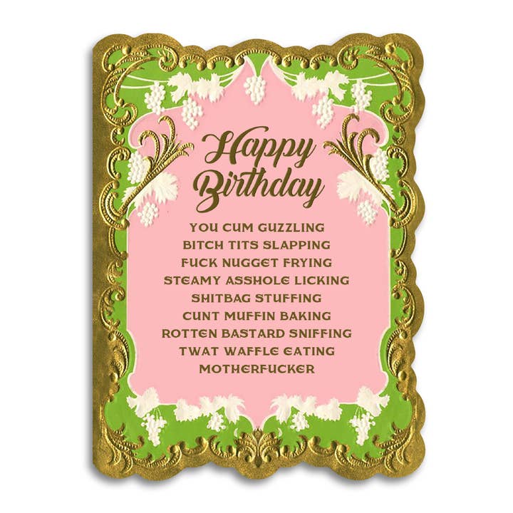 Bad Betty Greeting Co. - Wholesale Birthday Card - Happy Birthday - Dirty Greeting Card