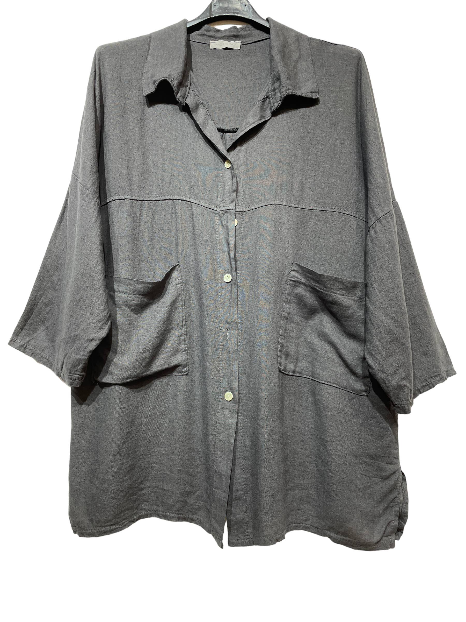 LINEN & COTTON HOUSE – wholesale Tröja med knappar – Dam – VISKOS LINNESKJORTA 45912 VÅRSOMMARKLÄDER7