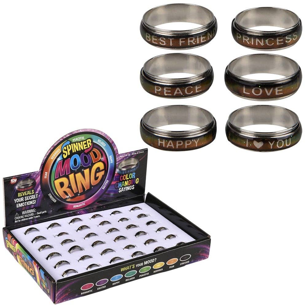 La Luna Bella - Toys - Vente Jouet classique – enfant - Bague d'humeur avec dictons - Jouets LLB0