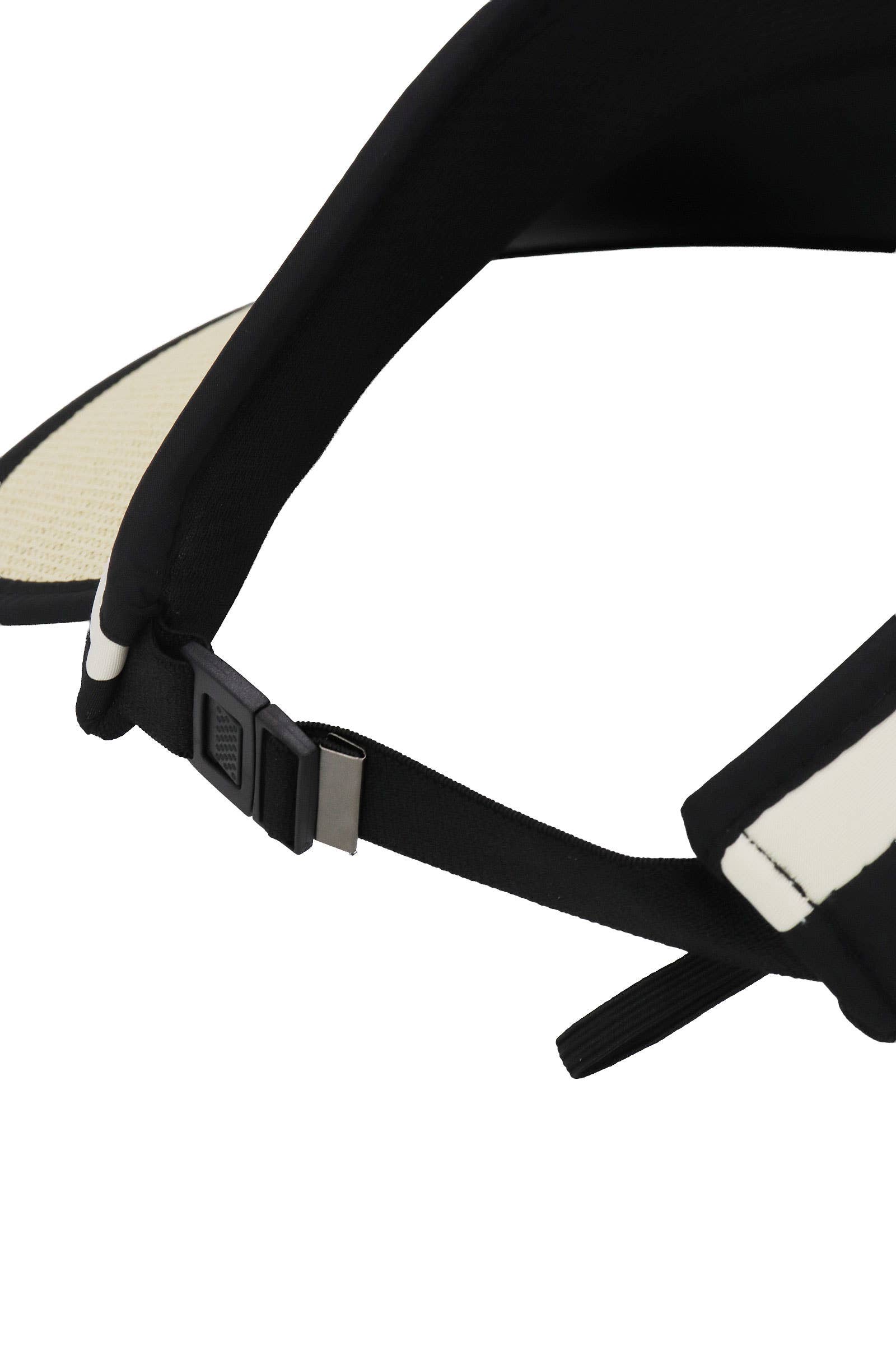 ASSORTED Stripe Paper Straw Roll-up Pack N Go Sun Visor for wholesale on Faire4