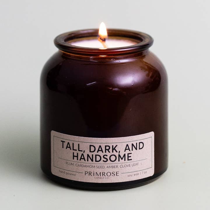 TALL, DARK, & HANDSOME for wholesale by Primrose Candle Company