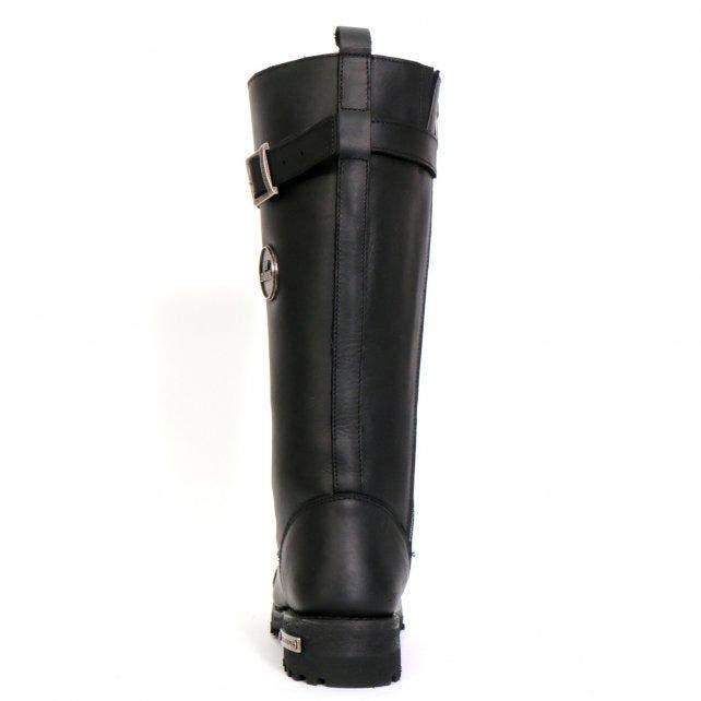 Hot Leathers BTL1005 Ladies 14-inch Black Knee-High Leather Boots with Side Zipper Entry for wholesale on Faire7
