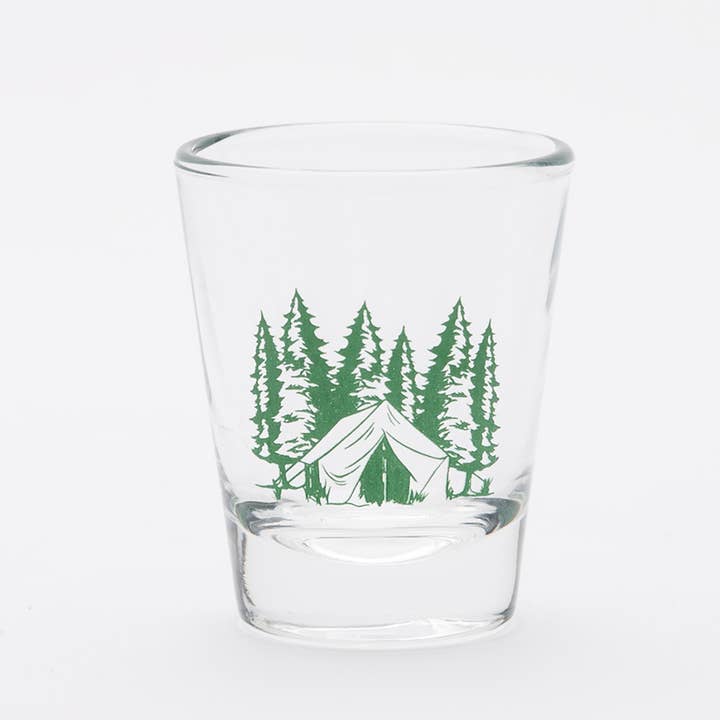 Counter Couture - Wholesale Shot Glass - Sasquatch and Camping Shot Glasses Combo Pack