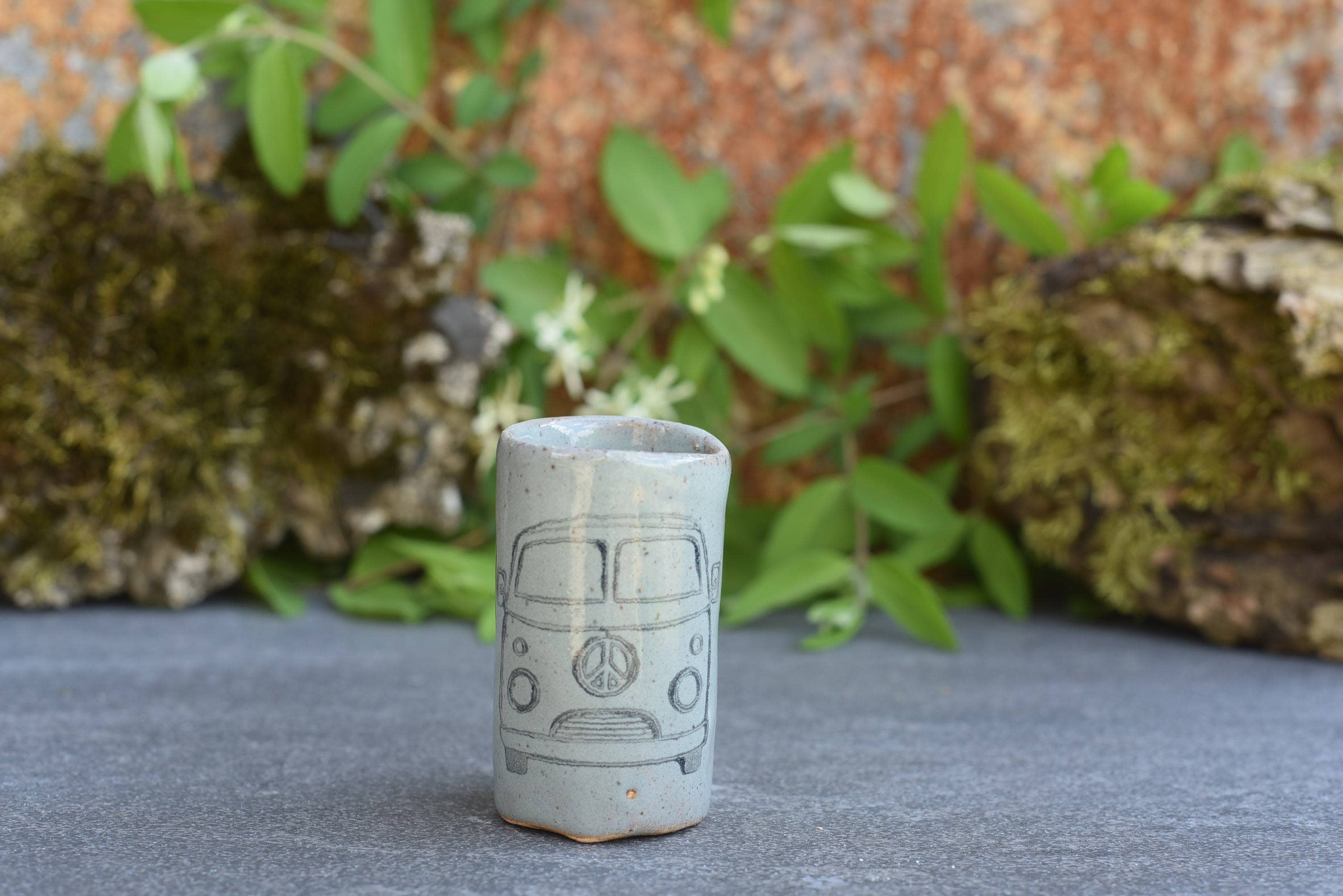 Mix Pack of Glazes Tiny Tumblers - VW Bus for wholesale on Faire