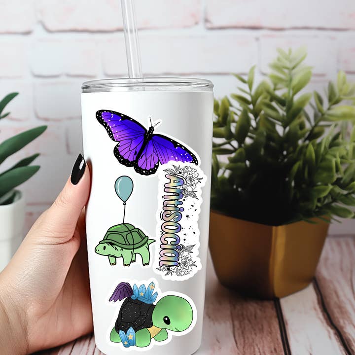 Rebel and Siren - Wholesale Sticker - Cupcake | Food| Waterproof Sticker | 2.5"