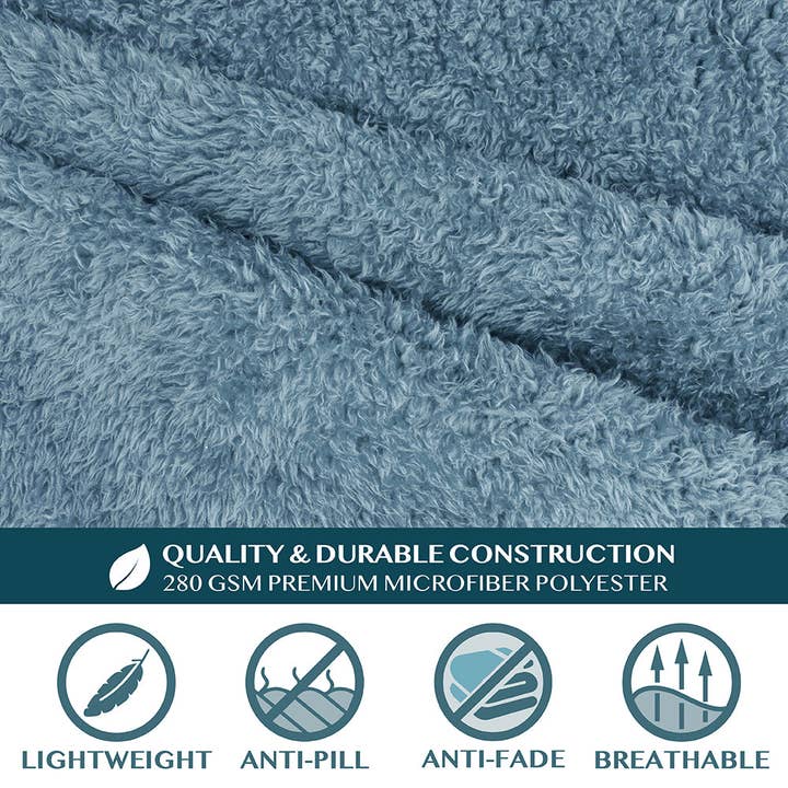 Pavilia - Wholesale Throw Blanket - Sherpa Fluffy Blanket with Sleeves14