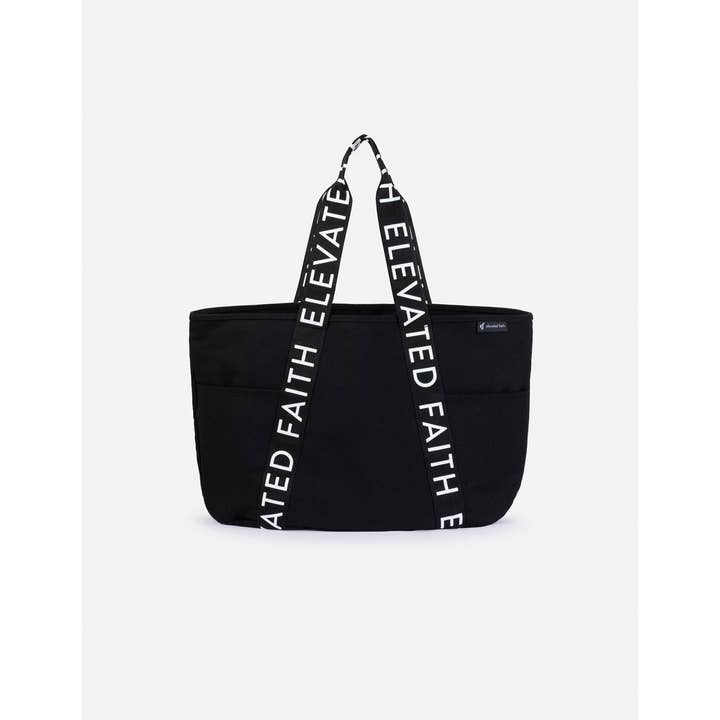 Elevated Faith - Venta al por mayor Bolsa de asa- Mujer - La bolsa negra grande de uso diario