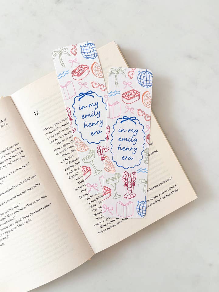 Dans mon ère Emily Henry Marque-page pour la vente par Fleurs on Sunday