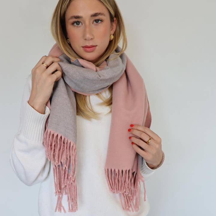 Cinnamon Creations - Wholesale Scarf - Women's - Reversible Two-Tone Scarf