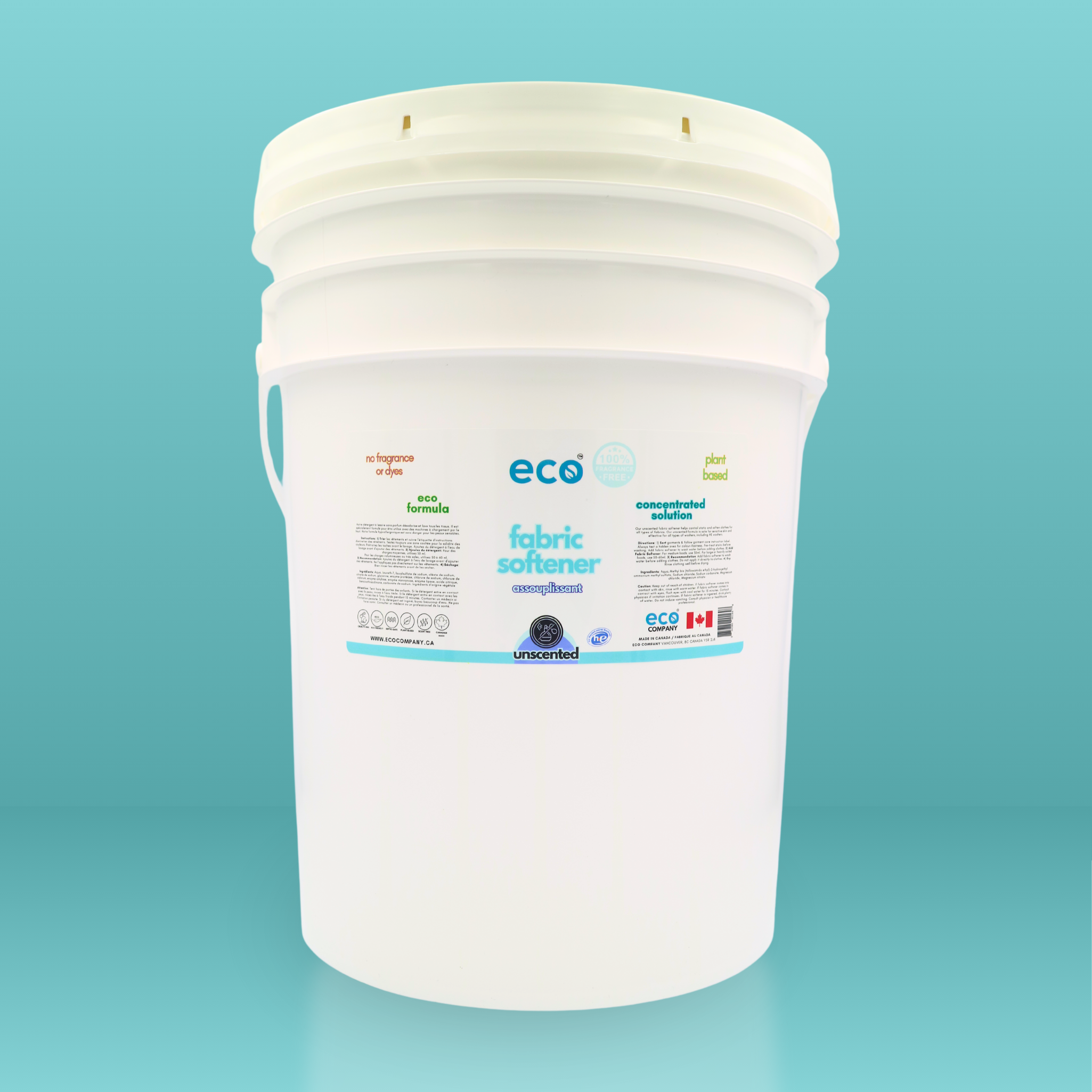 Eco Company – Großhandel Weichspüler – Weichspüler — geruchsneutral (20-Liter-Eimer)3