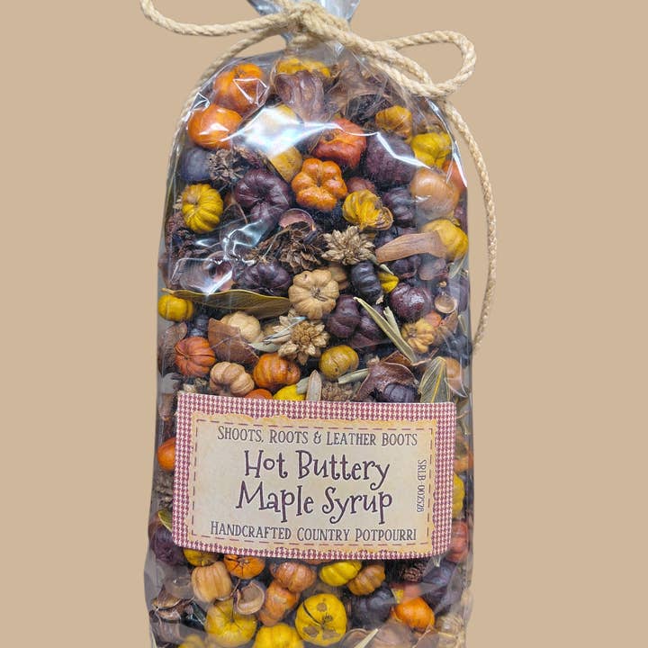Shoots, Roots & Leather Boots - Wholesale Potpourri - Hot Buttery Maple Syrup Handcrafted Country Potpourri. 0