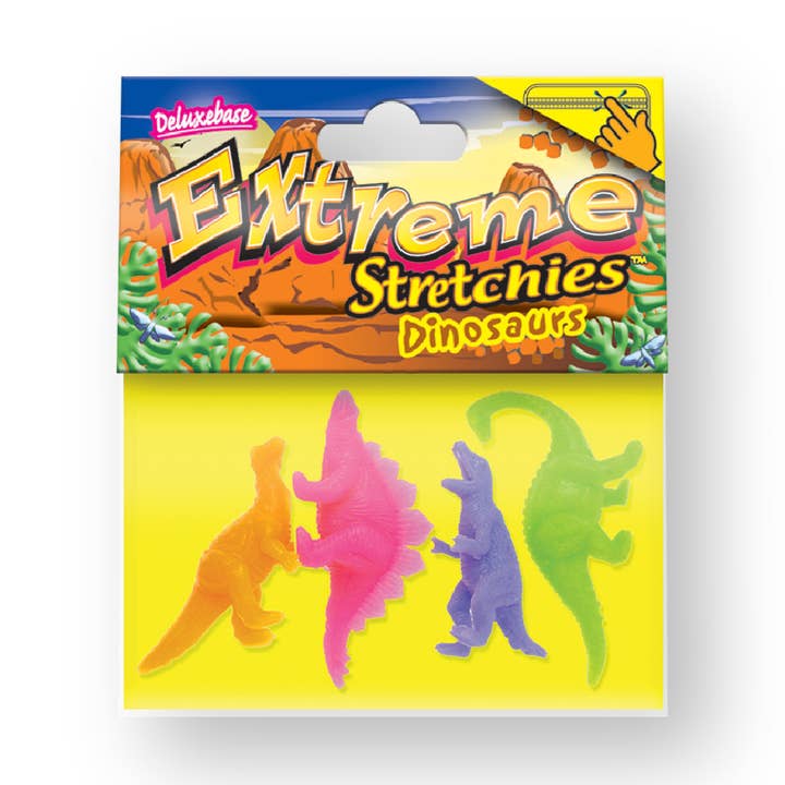 Extreme Stretchies Mini Figurines - Dinosaurs for wholesale by Deluxebase