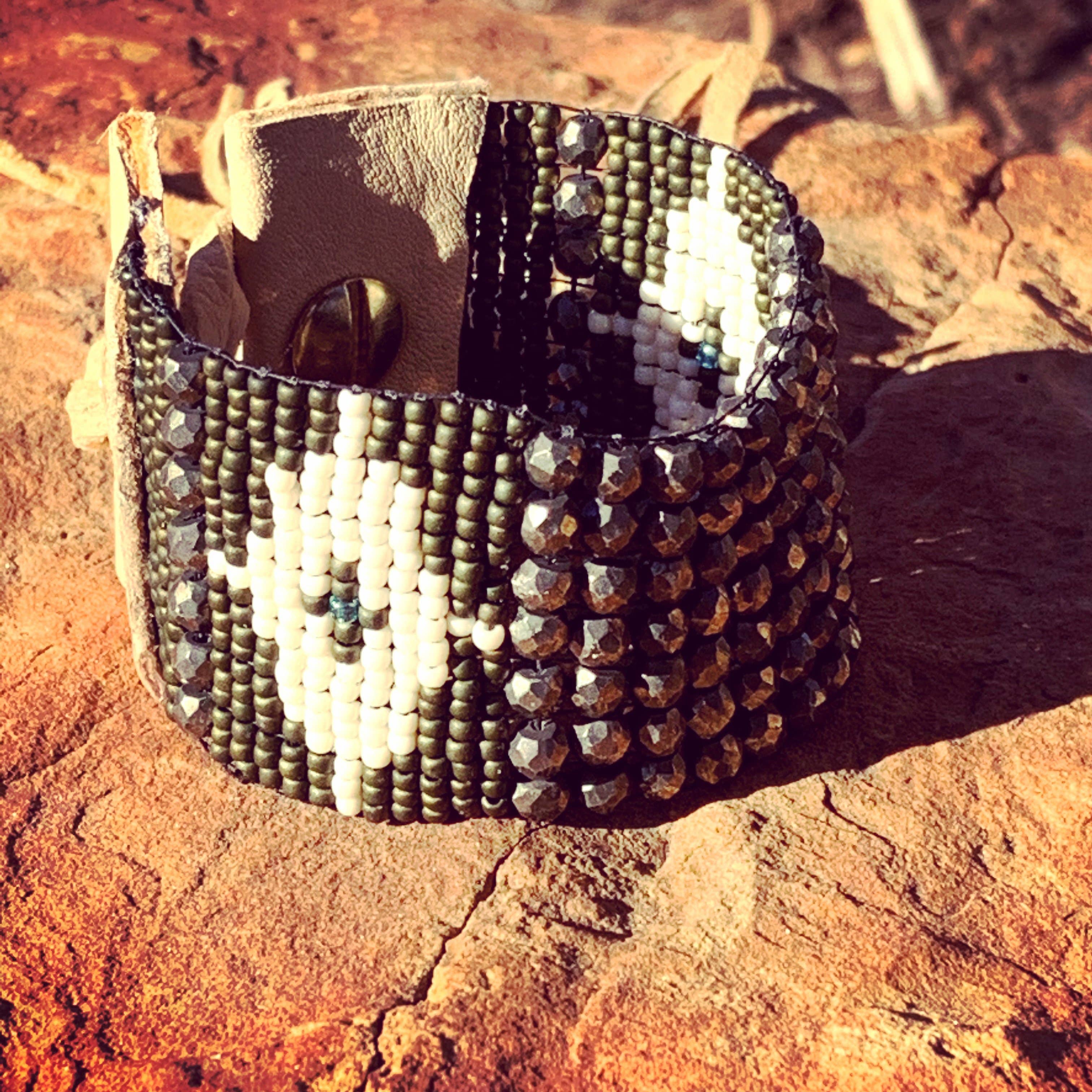 Fleurdesignz Western Jewelry - Wholesale Cuff Bracelet - Pyrite Gemstone Western Cuff1