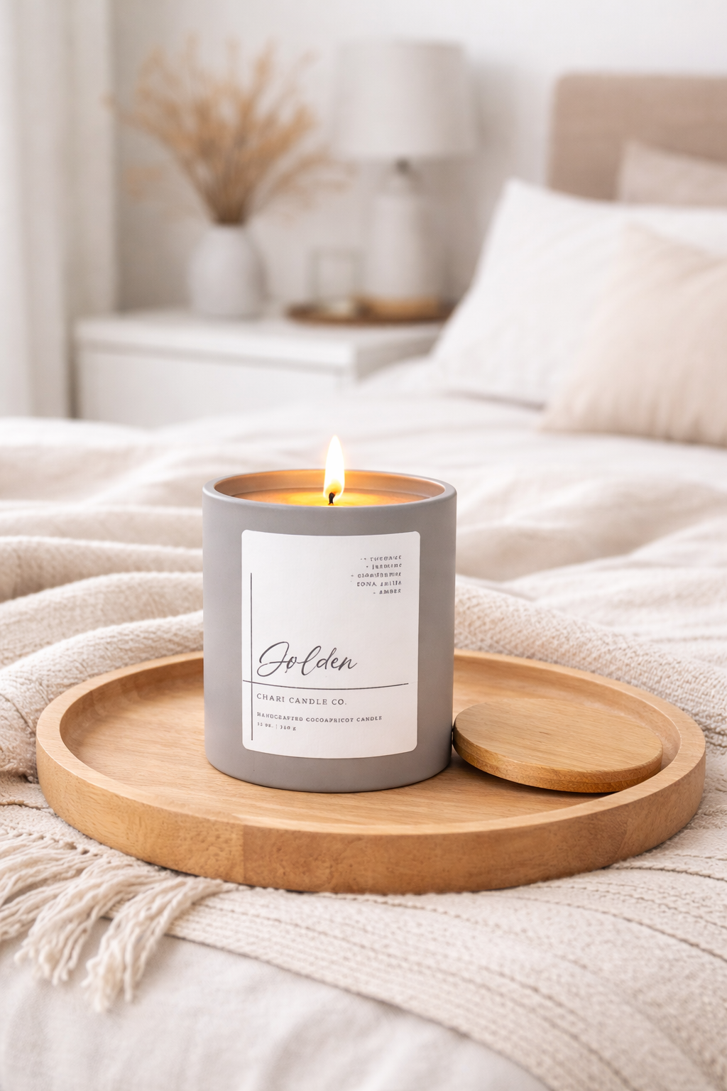 Chari Candle Co. - Wholesale Jar/Filled Candle - Golden1