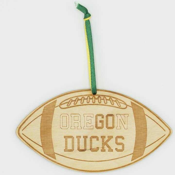 Rocket Laser Graphics - Wholesale Ornament - Oregon Go Ducks Football Ornament1