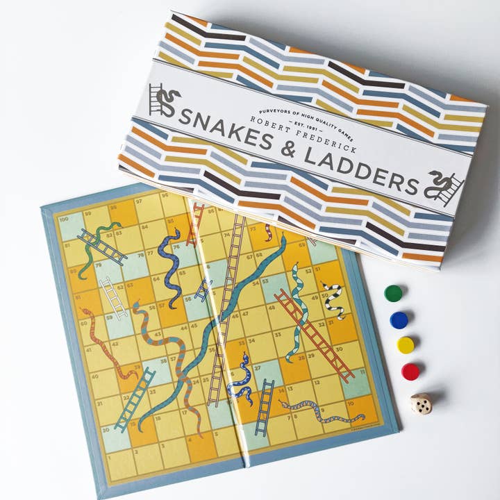 Robert Frederick Ltd - Wholesale Board Game - Snakes & Ladders - Pyramid Games