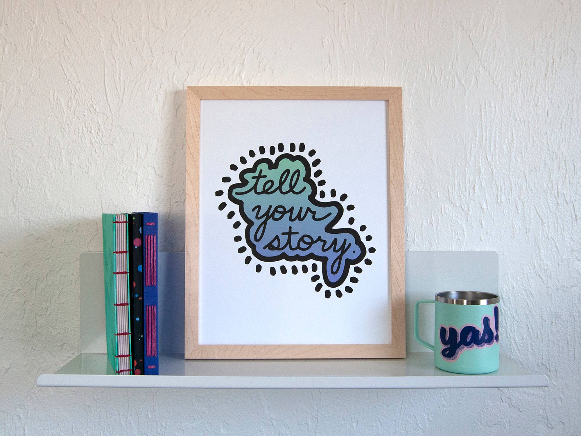 Cat Snapp Studio - Wholesale Art Print - Tell Your Story Art Print1