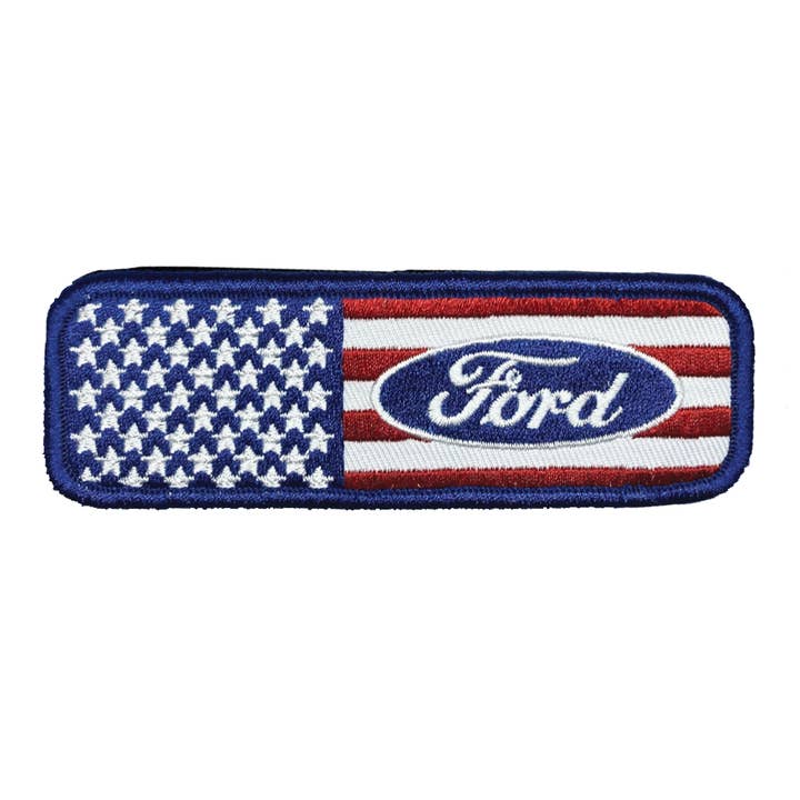 Parche - Bandera Ford para venta al por mayor de Detroit Shirt Co.