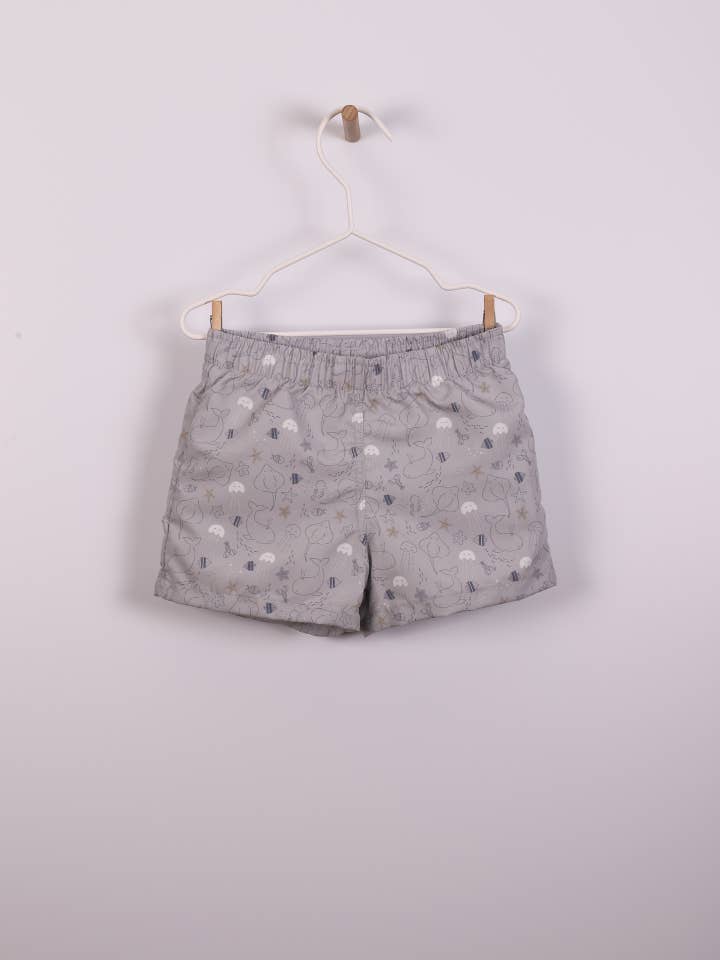 Alla ombord! badbyxor | JAG ÄLSKAR HAVET för wholesale av Wedoble: sustainable children's fashion