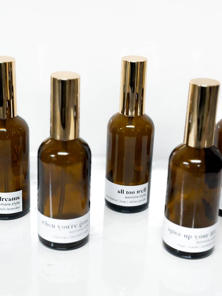 Quarto Não Tóxico/Spray de Linho 3.4oz por atacado de Emare Style