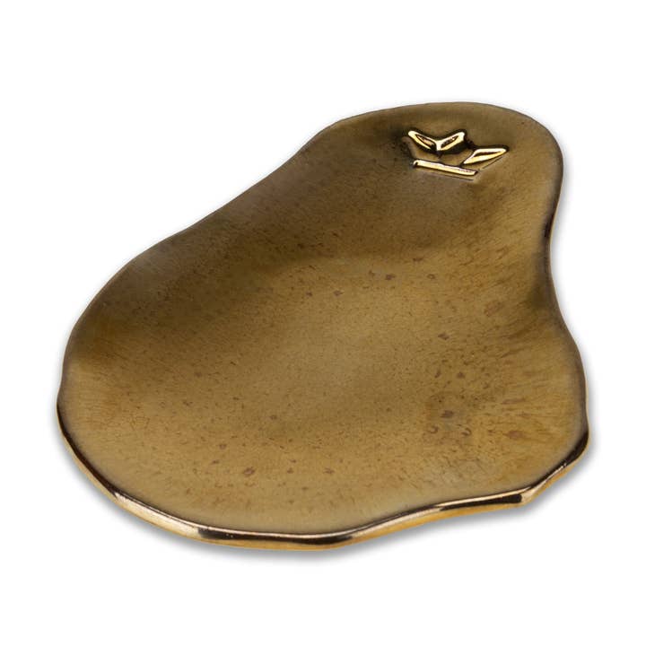 Appetizer Plate/Spoon Rest - 1 piece - Platinum for wholesale by Dutchdeluxes International