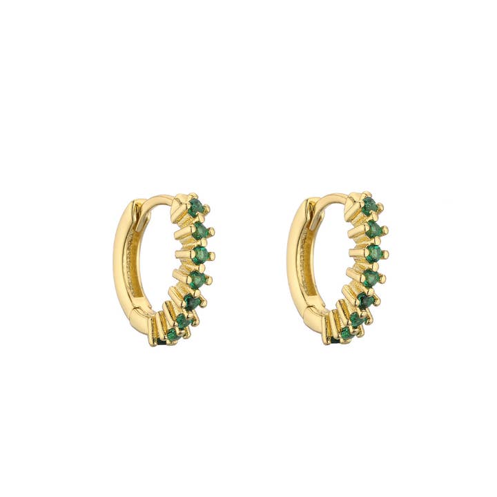 Funkelnde Diamantringe grün für den Großhandel von Rosies