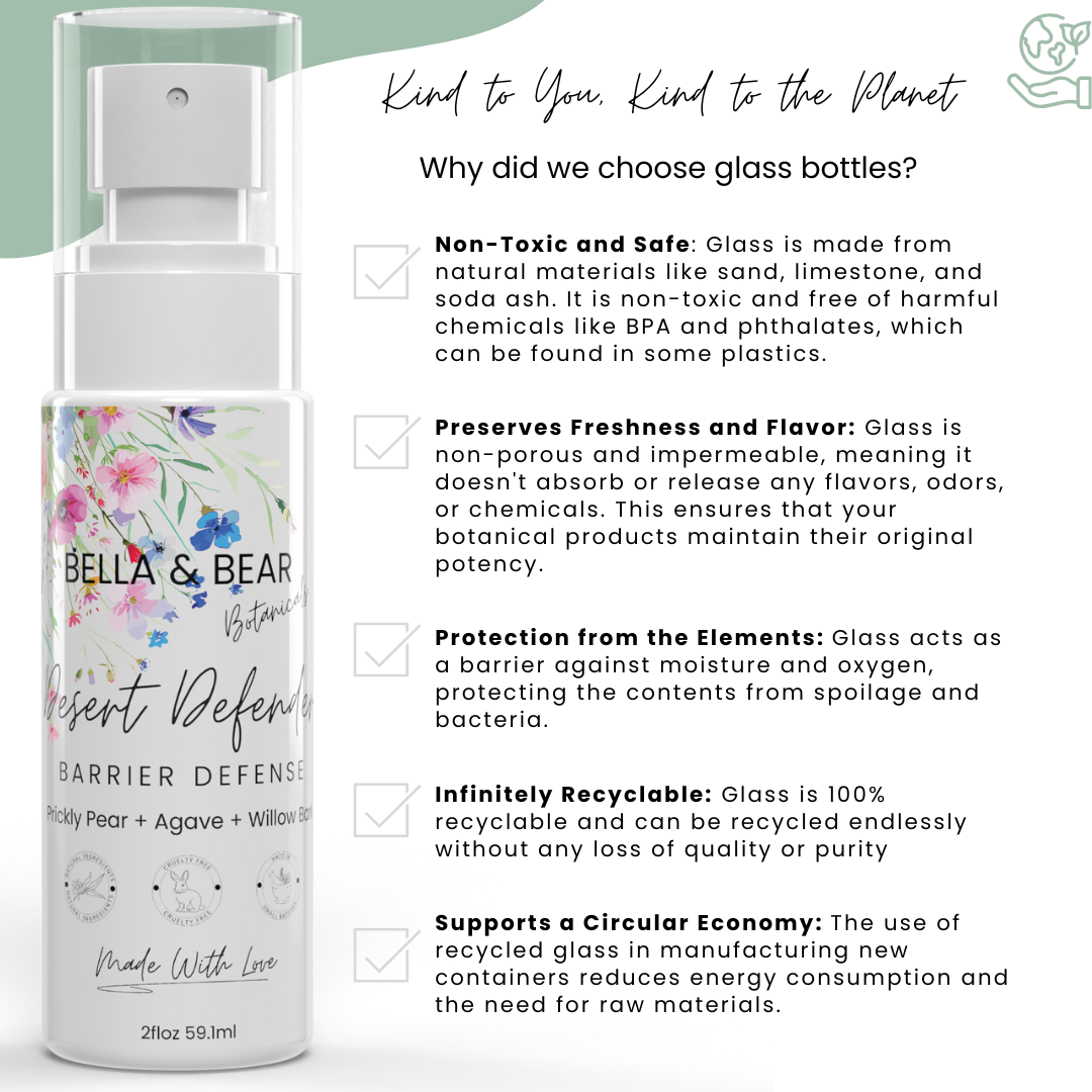 Bella & Bear Botanicals - Vente Lotion tonique - Défenseur du Désert : Tonique Défense Barrière | Soins de la Peau Botaniques6