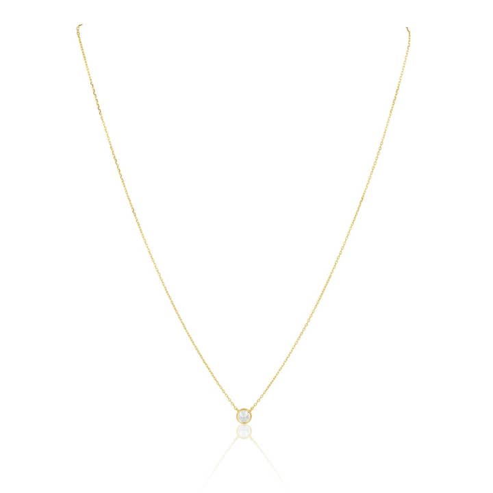 Christie CZ halskæde for engroshandel hos Sahira Jewelry Design