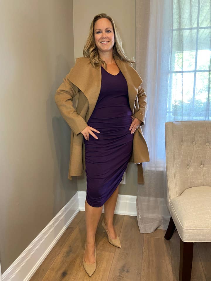 Ruched Tank Dress for wholesale by Laventree