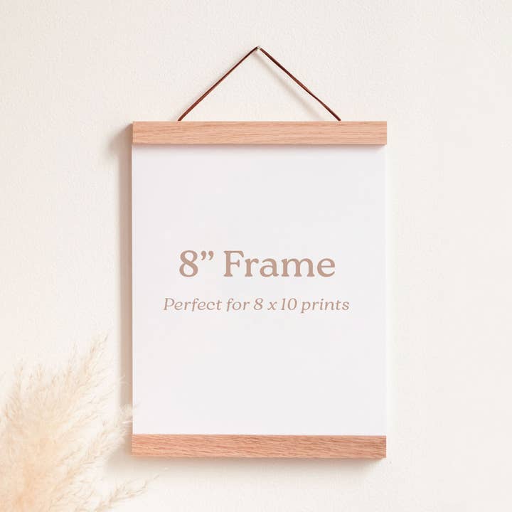 The Anastasia Co - Wholesale Picture Frame - 8" Magnetic Wood Print Frame