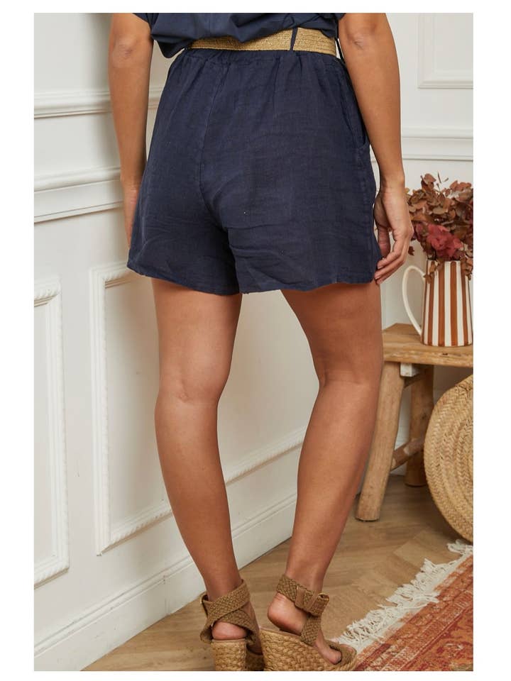 LÉA & LUC - Wholesale Shorts - Women's - 100% linen shorts REF. 505733