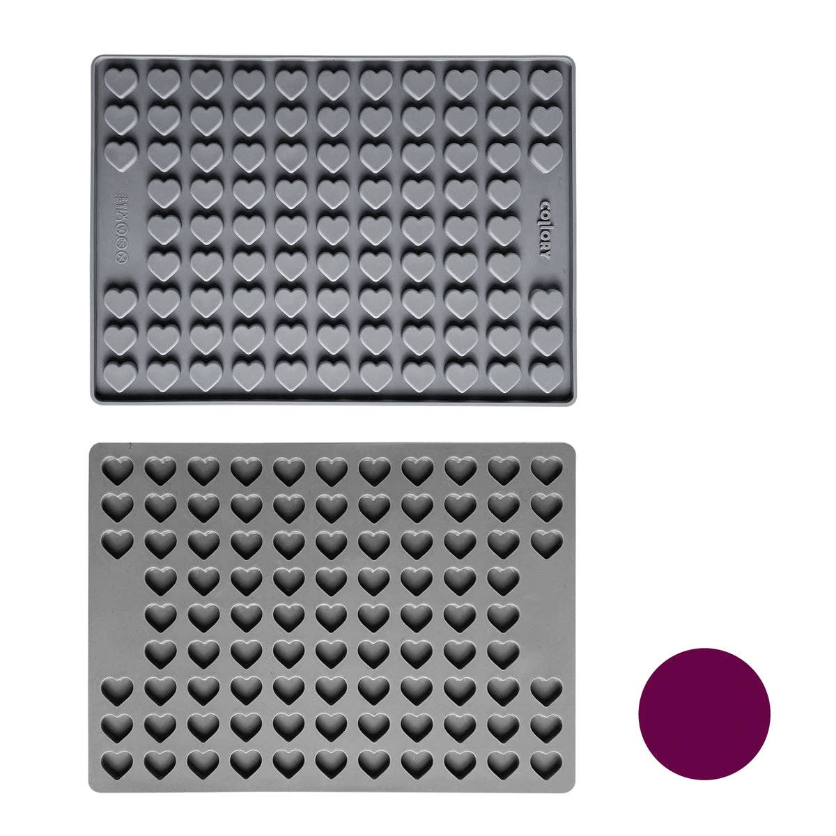 Collory – snacks e guloseimas - Cão por atacado – Tapetes de silicone para assar em formato de coração (mini e médio)46