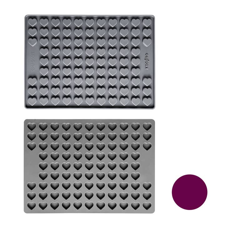 Collory – snacks e guloseimas - Cão por atacado – Tapetes de silicone para assar em formato de coração (mini e médio)46