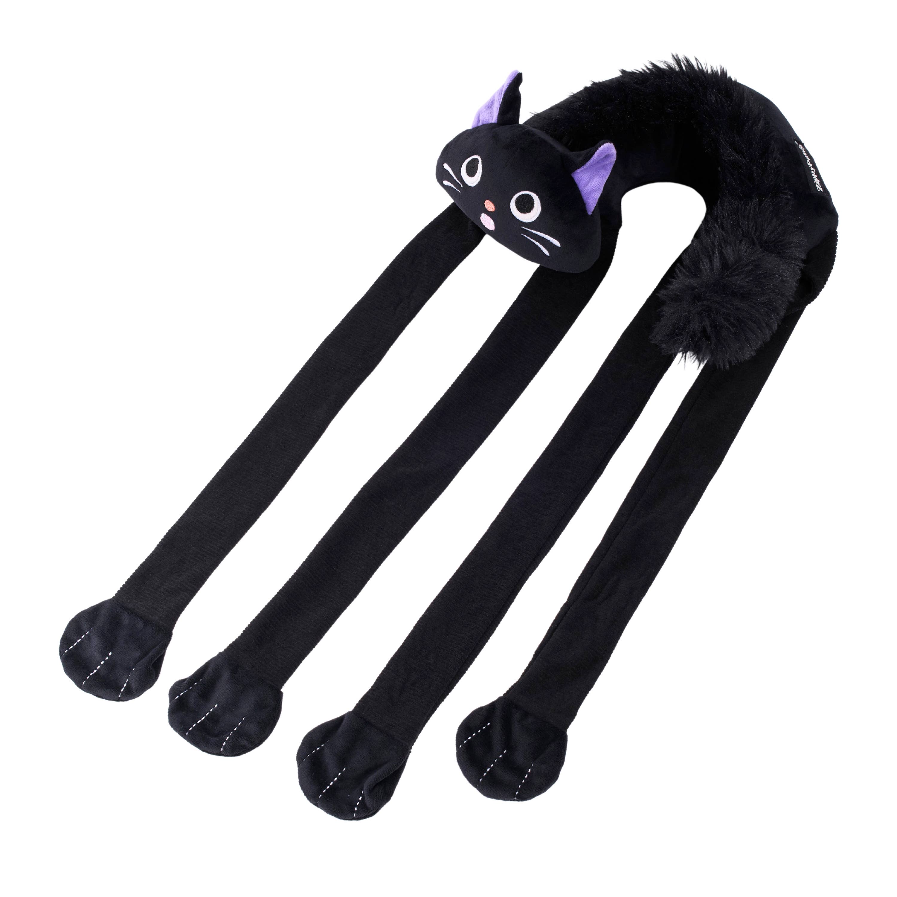 ZippyPaws - Vendita all'ingrosso Giocattolo - Cani - ecoZippy Halloween Crinkle Gatto Spaventato0
