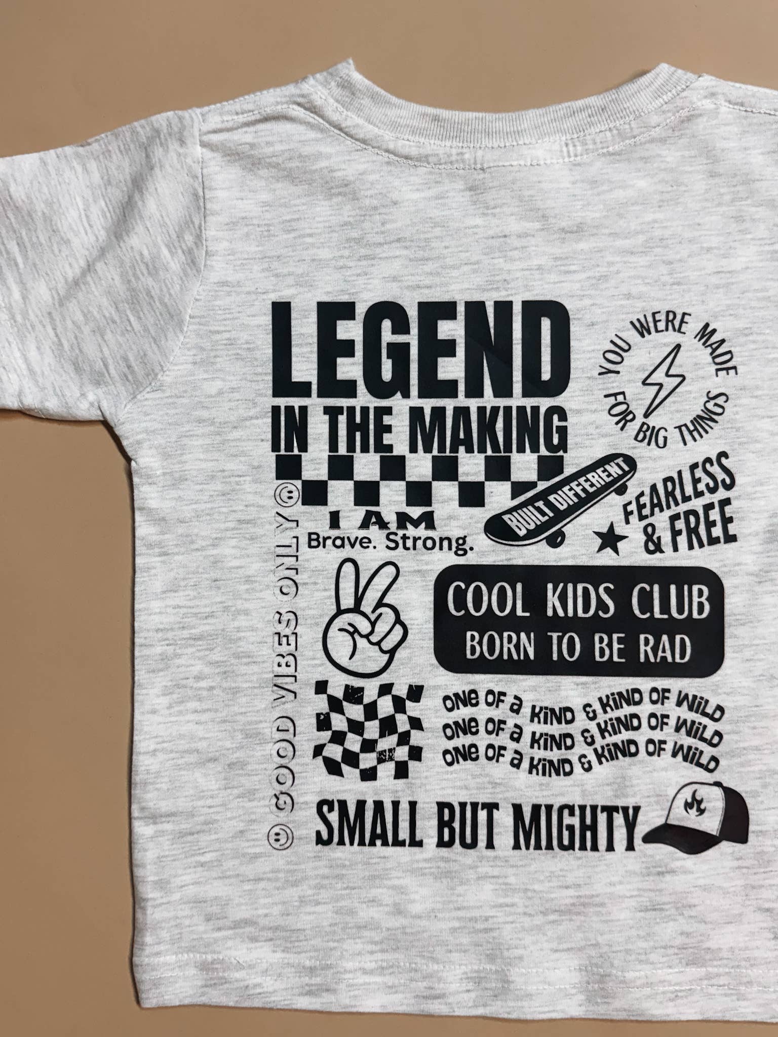 Raising Brave - Wholesale Screen Printed T-Shirt - Kids - Legend in the Making Tee- Toddler Tee