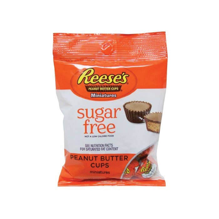 Grandpa Joe's Candy Shop - Wholesale Chocolate Covered Sweets - Sugar Free Reese's Peanut Butter Cups, 3oz, 12ct Case