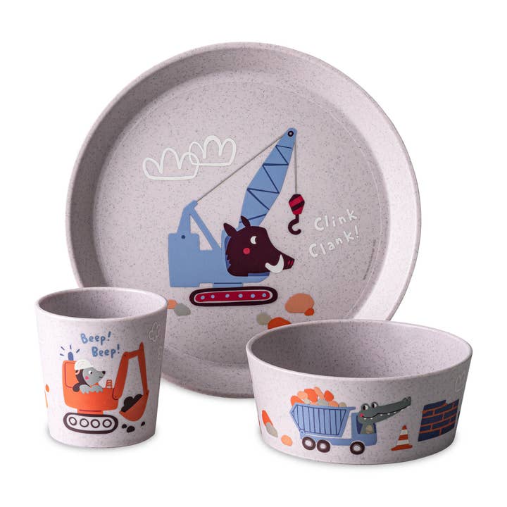 Conjunto de Louça Infantil CONNECT TRUCKS por atacado de Koziol ideas for friends GmbH
