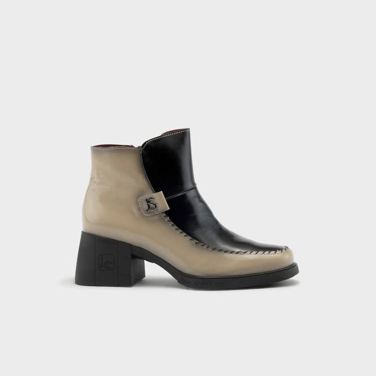 Jose Saenz - Wholesale Booties - Women's - Candela ankle boot in sand and black leather1