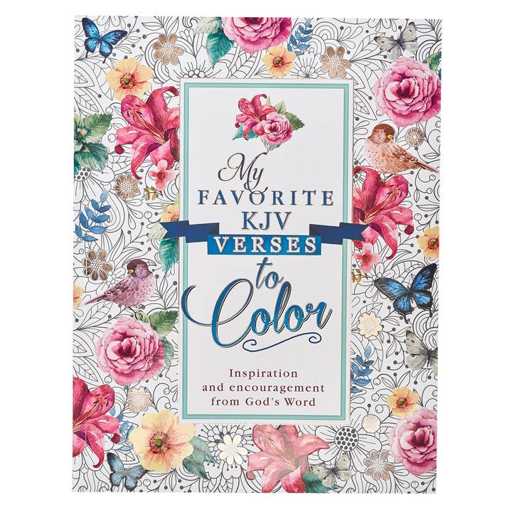 Christian Art Gifts - Wholesale Coloring Book - Adult - Coloring Book My Favorite KJV Verses