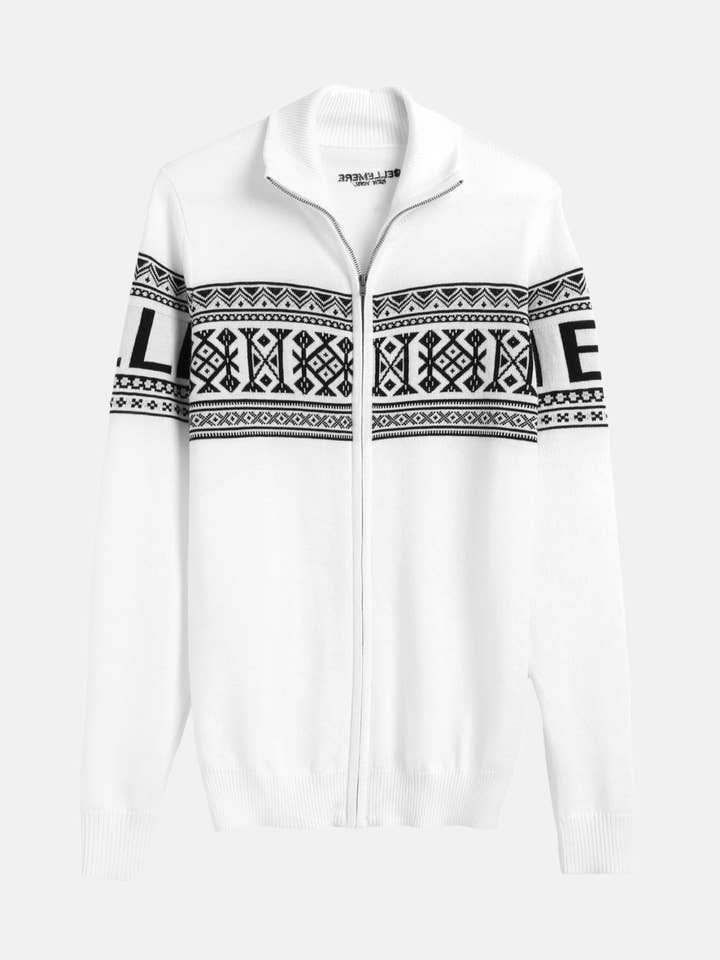 Unisex Vintage Sweden Design Full Zipped Cardigan for wholesale by Bellemere