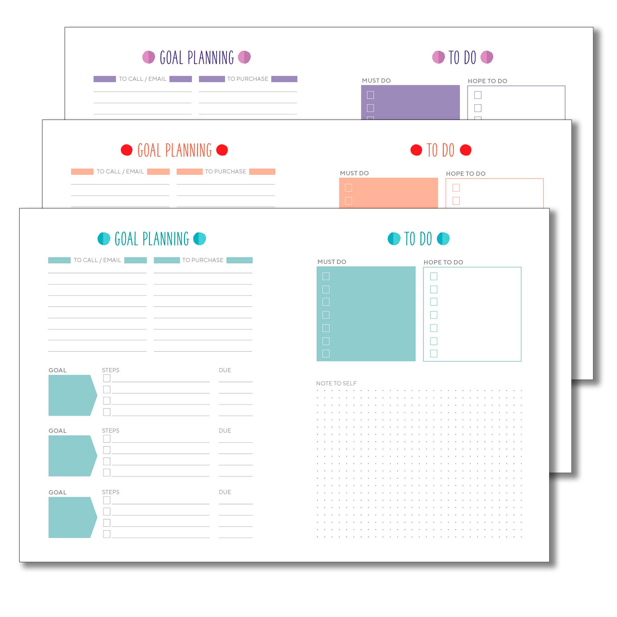 Sellers Publishing - Wholesale Planner - 2026 Fresh & Colorful High Note® Softcover Planner1