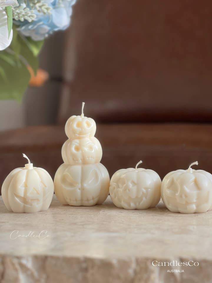 Halloween Pumpkin Soy Wax Candle for wholesale by CandlesCo Australia