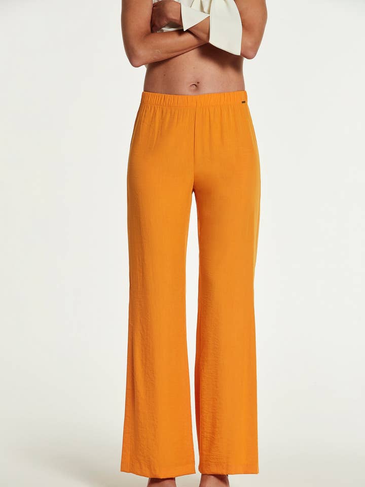 Torba Rayon Fabric Washed Effect Pants for wholesale by OKY