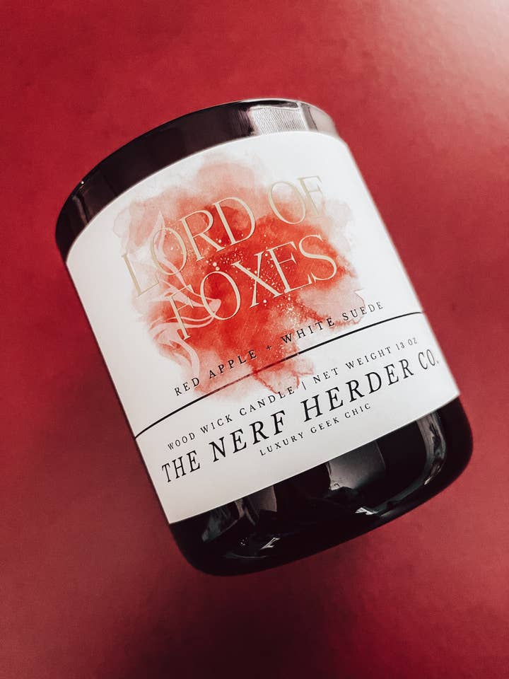 Vela con Licencia Oficial | Señor de los Zorros (13 oz) para venta al por mayor de The Nerf Herder Co.