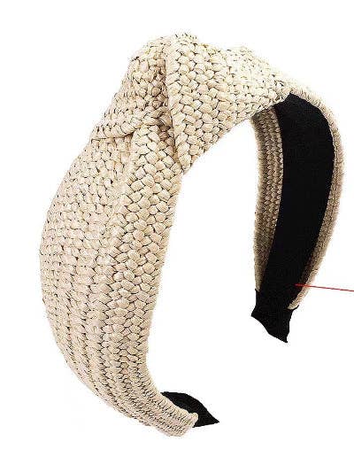 Dipped Shop - Wholesale Fashion Headband - Women's - Knotted Braided Wide Simple Headband DPJH141